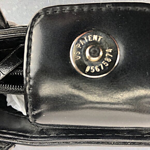 Rosetti Leopard and Black Multi-Pocket Small Purse with Pom-Pom Cat Keychain - Picture 11 of 12